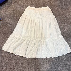 Ariat White Maxi Skirt